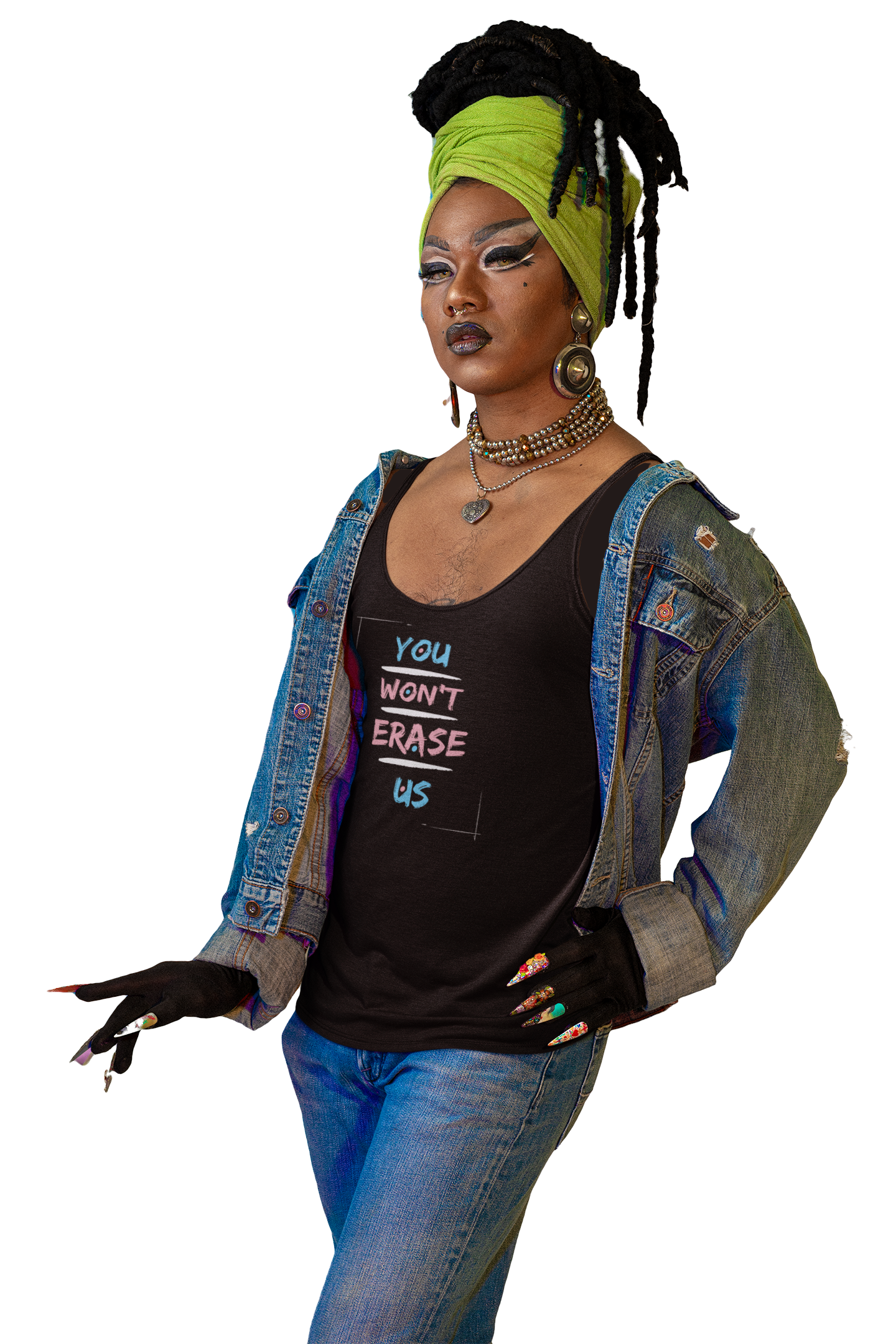 You Won't Erase Us Trans Tank