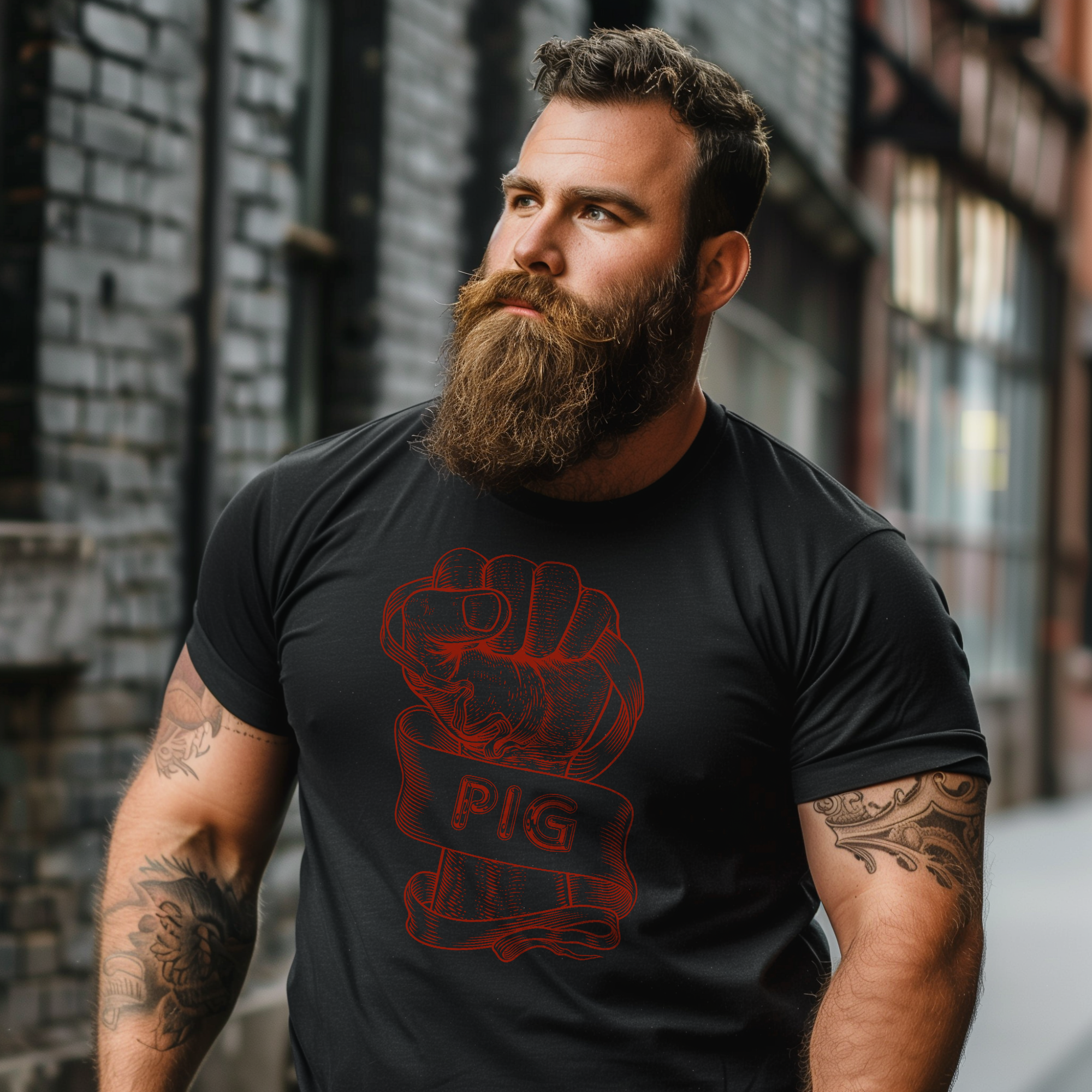 FFist Pig Tee - Tee - Twisted Jezebel