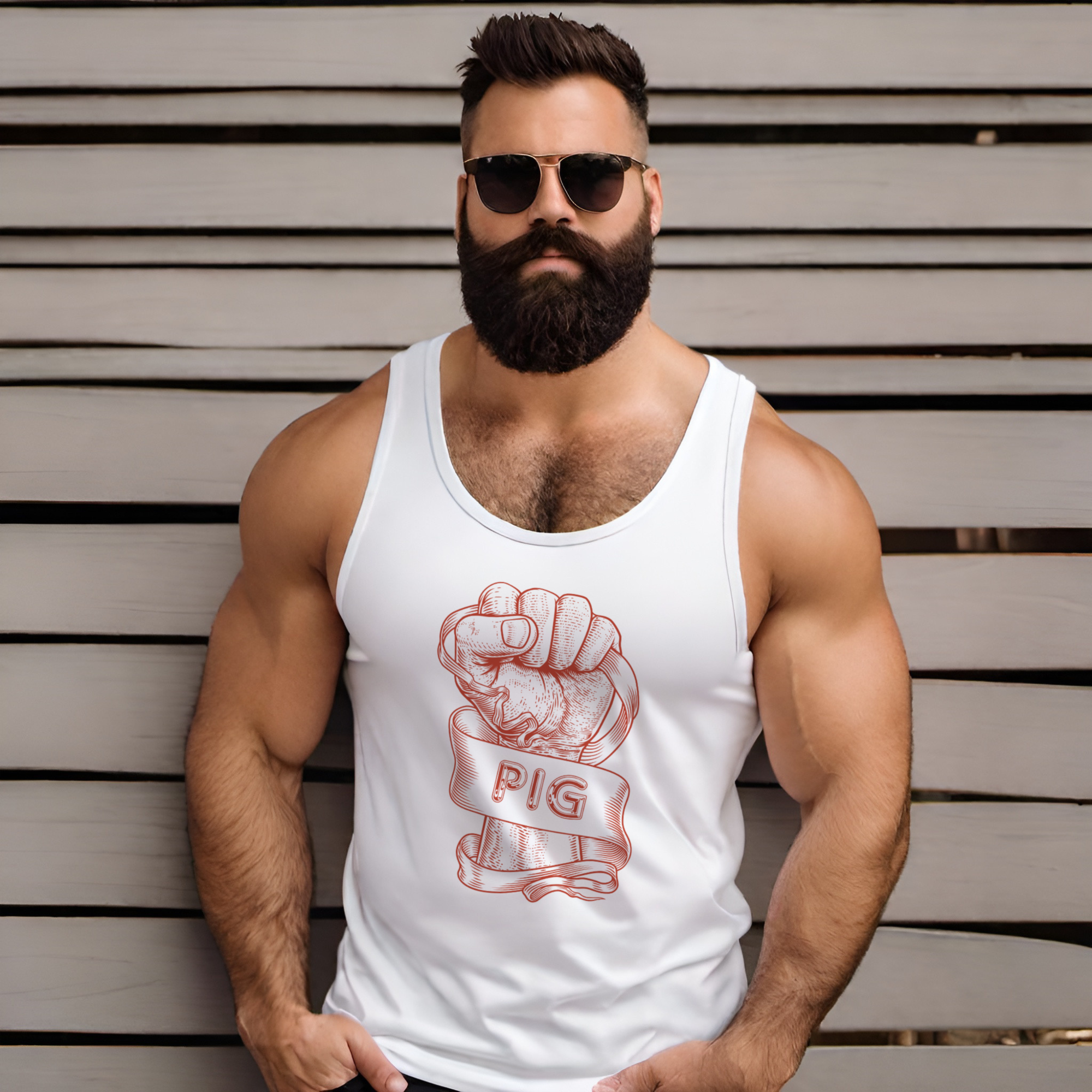 FFist Pig Tank - Tank - Twisted Jezebel