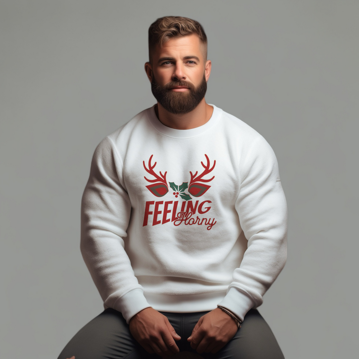 Feeling Horny Gildan Pullover