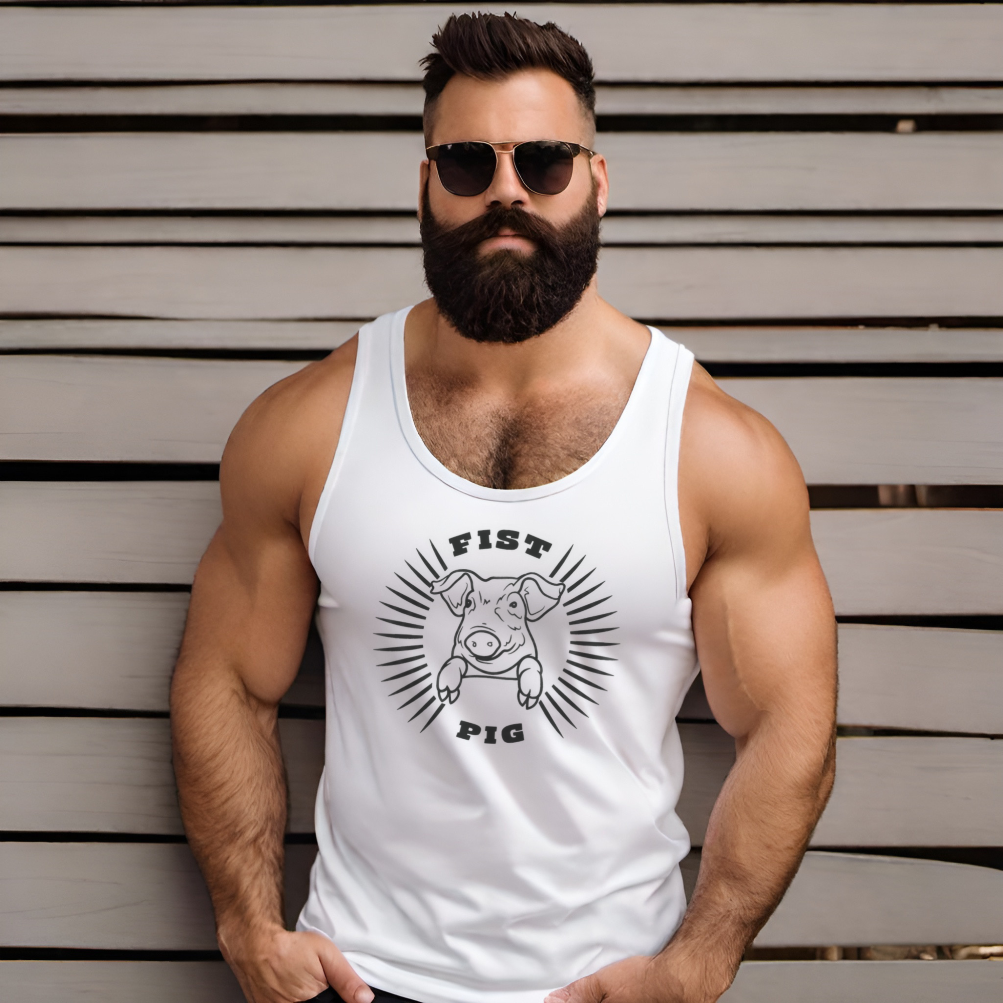 Fist Pig Tank - Tank - Twisted Jezebel