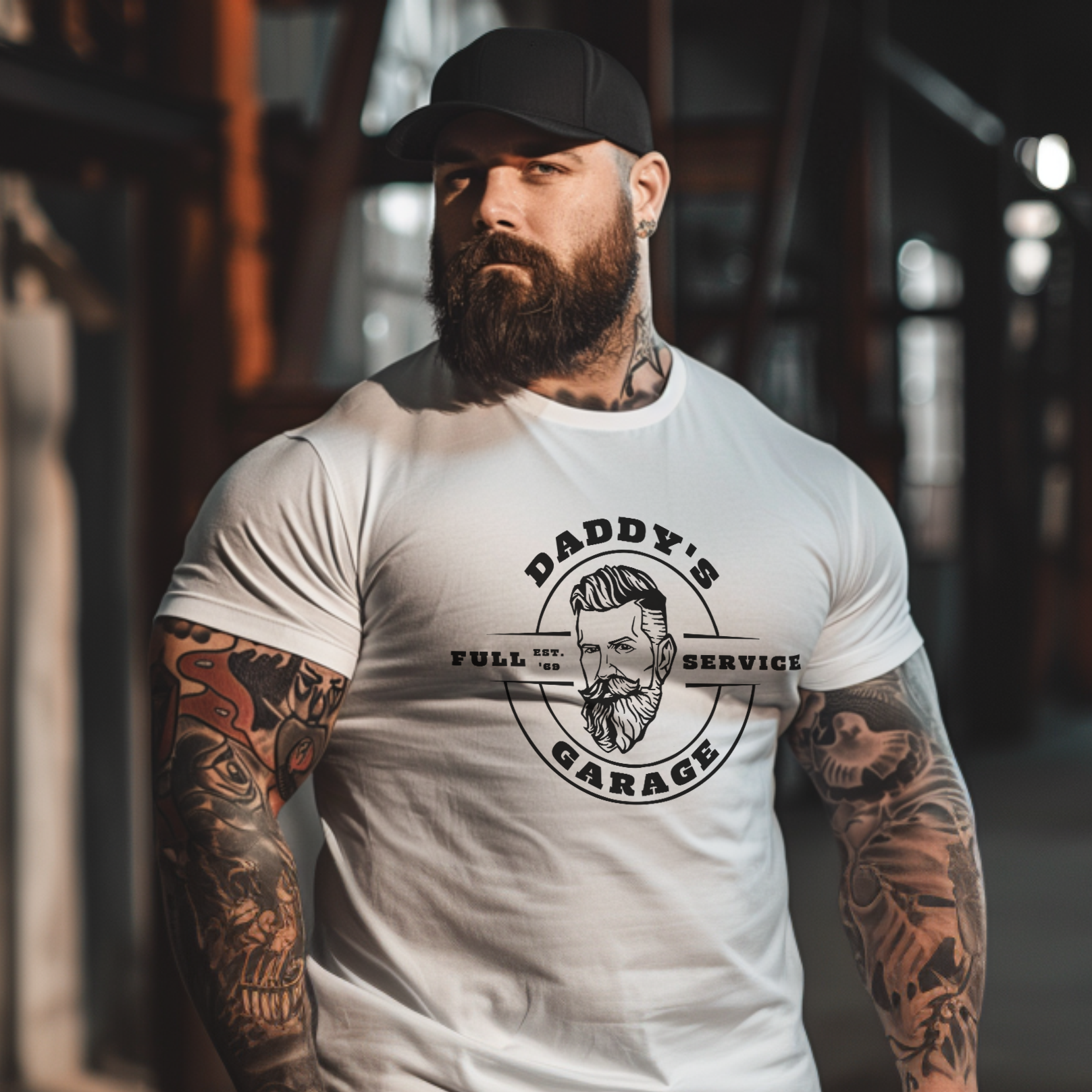 Daddy’s Full Service Garage, White Daddy