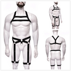 NUVO Men's Elastic Harness & Garter - Harness - Twisted Jezebel