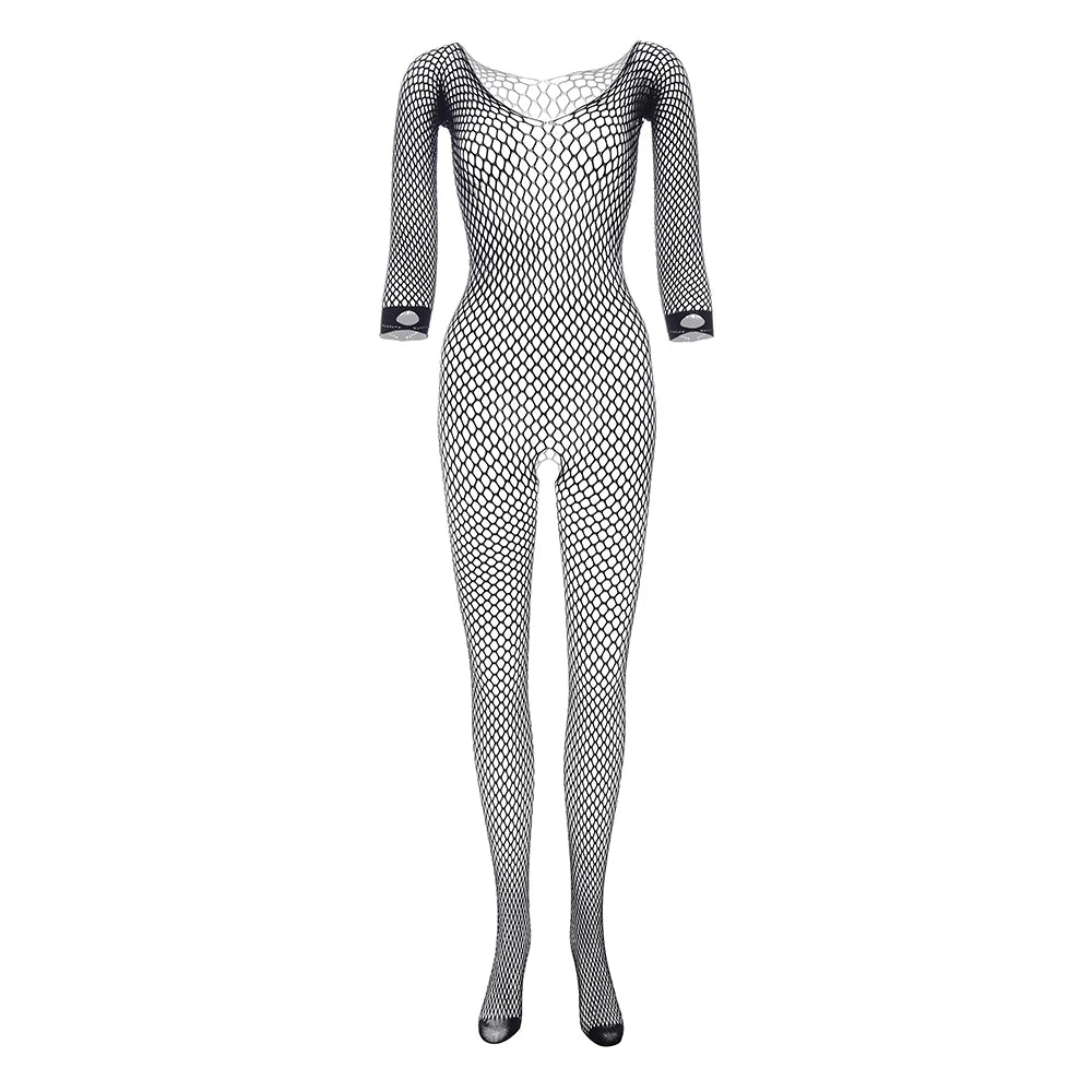 Explosions Open Crotch Catsuit (S-3XL)