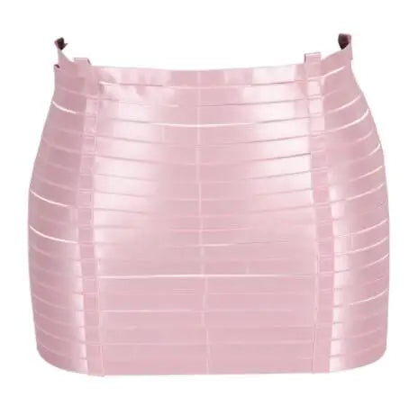 NUVO Elastic Sissy Skirt - Garter - Twisted Jezebel