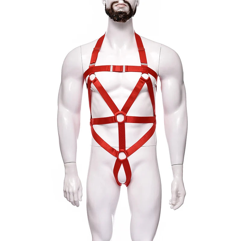 NUVO Men's Elastic Uni-Harness - Harness - Twisted Jezebel