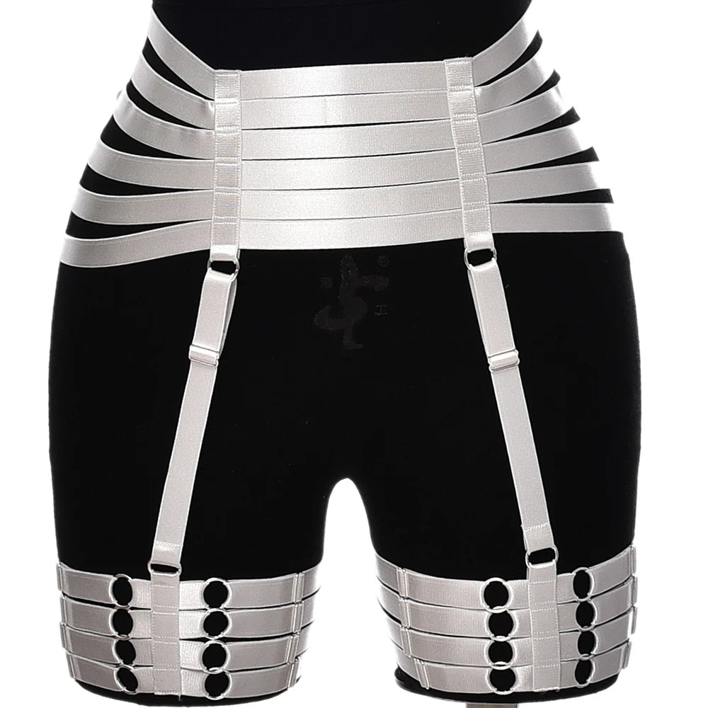 NUVO Elastic Garters - Lingerie - Twisted Jezebel