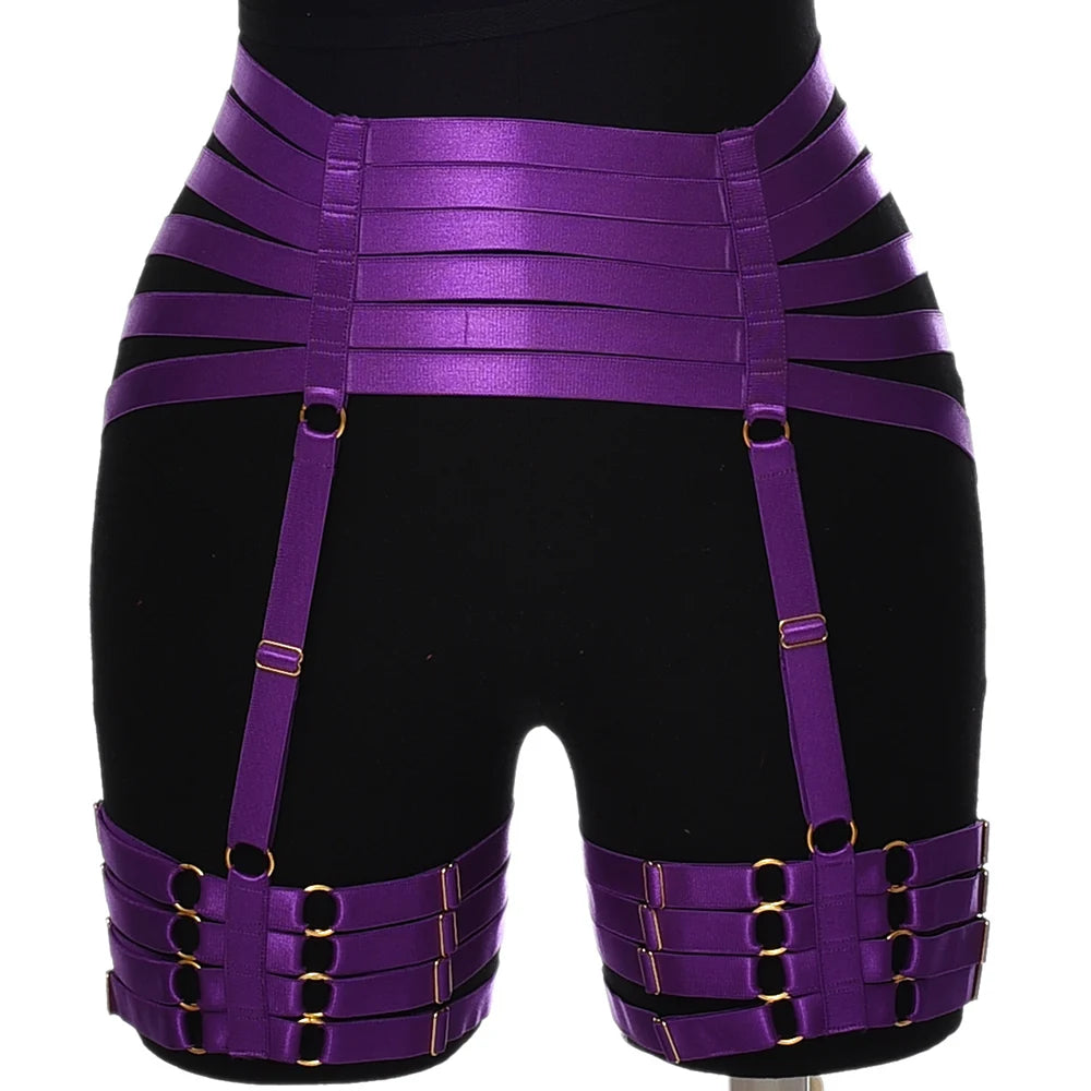 NUVO Elastic Garters - Lingerie - Twisted Jezebel