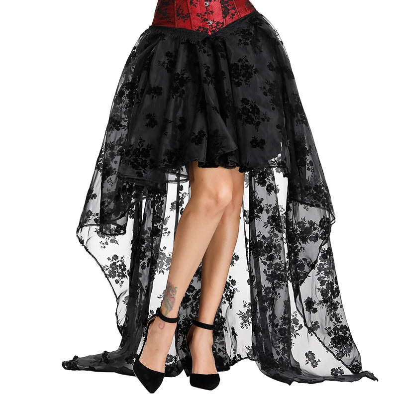 Gothic Maxi Skirt S-6XL - Skirt - Twisted Jezebel