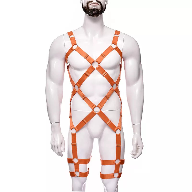 NUVO Men's Elastic Uni-Harness - Harness - Twisted Jezebel