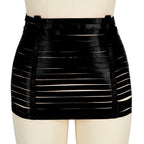 NUVO Elastic Sissy Skirt - Garter - Twisted Jezebel