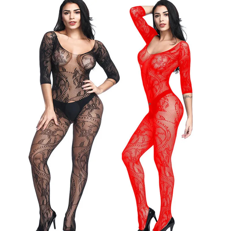 Sissy Stockings Body Suit