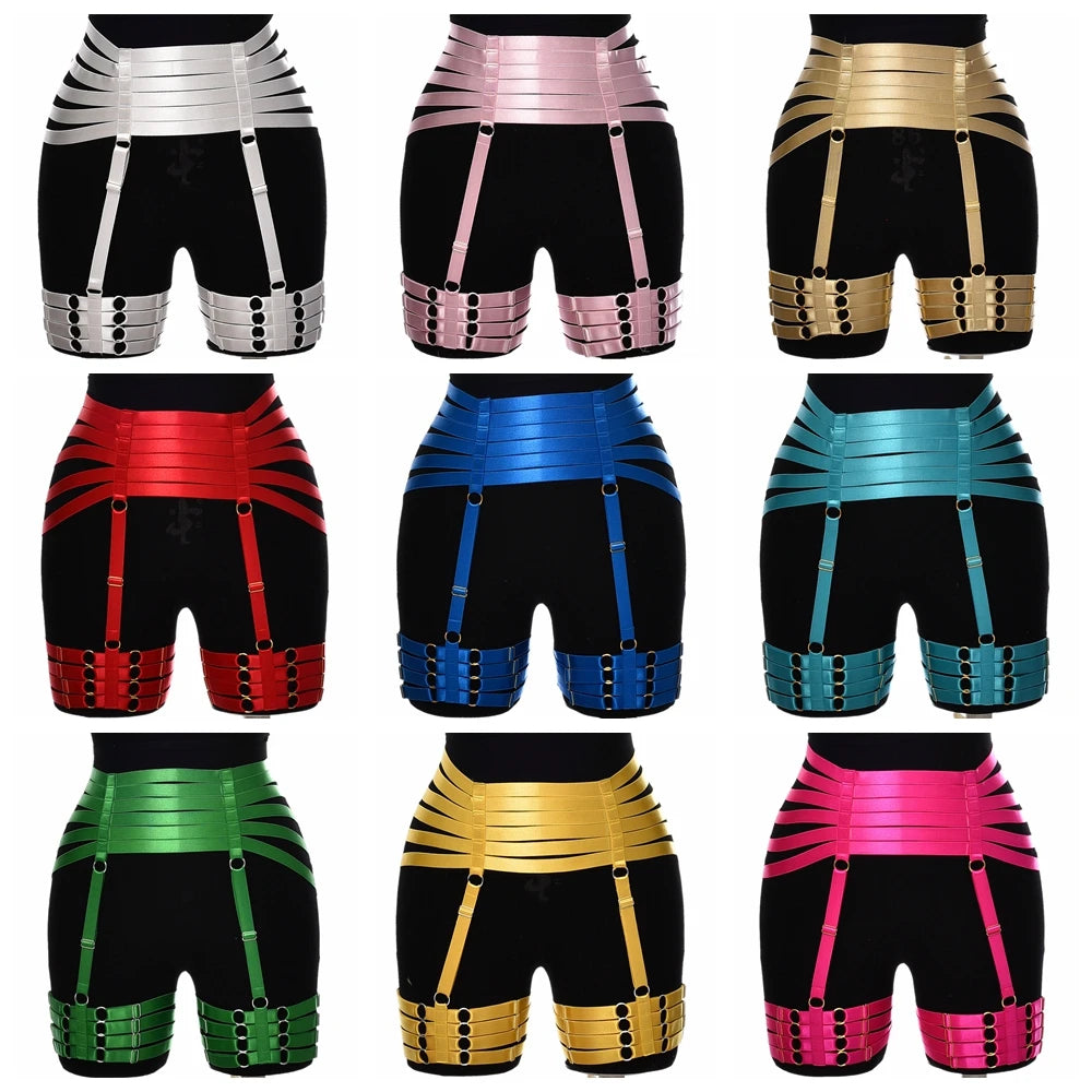 NUVO Elastic Garters - Lingerie - Twisted Jezebel