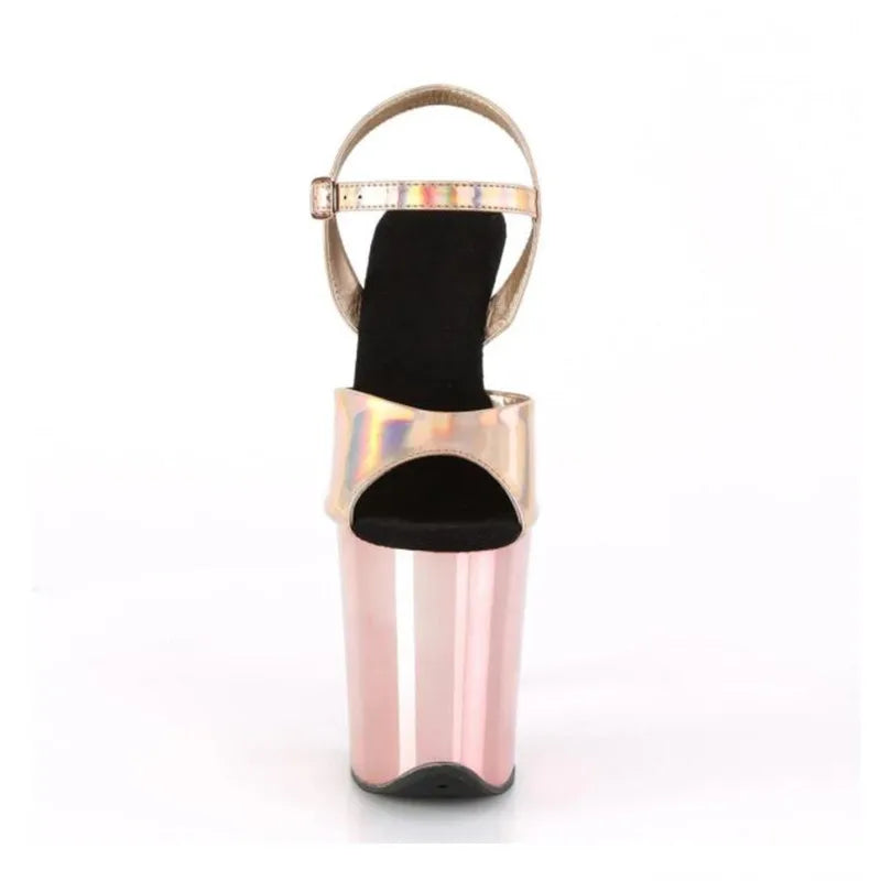 BBZs Iridescent Strapped Sissy Heals