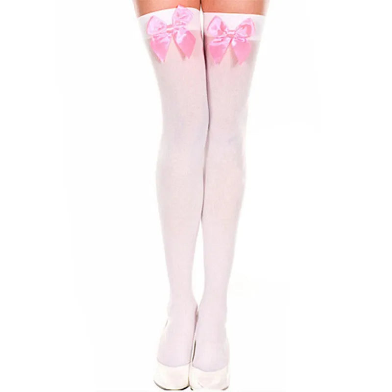 Pretties Nylon Thigh Highs - Stockings - Twisted Jezebel