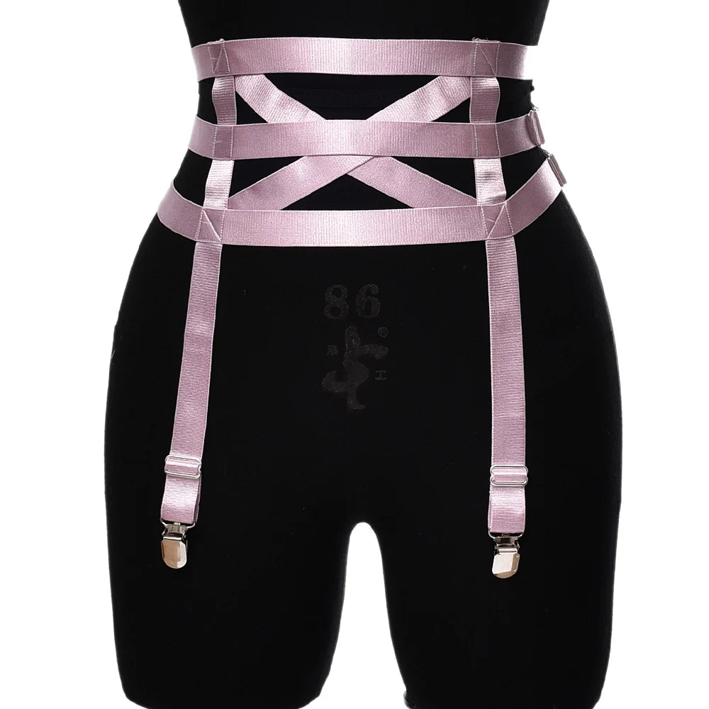 NUVO Criss Cross Garters - Garter - Twisted Jezebel