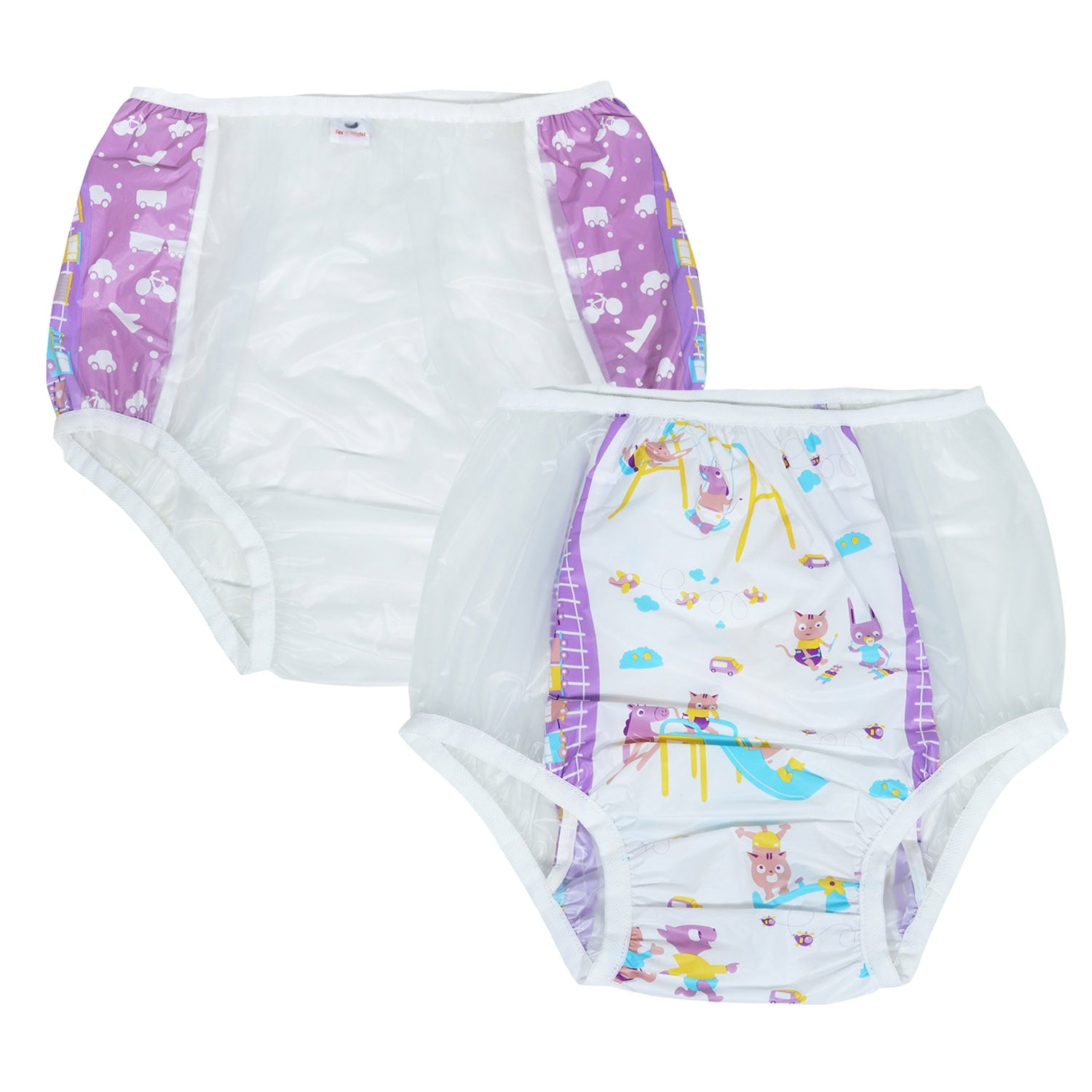 2 Dad-ables Reusable PVC Diapers - PVC Diapers - Twisted Jezebel