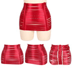 NUVO Elastic Sissy Skirt - Garter - Twisted Jezebel