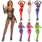 Explosions Open Crotch Catsuit (S-3XL)