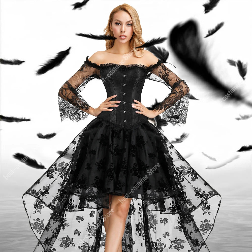 Gothic Maxi Skirt S-6XL - Skirt - Twisted Jezebel