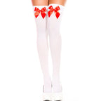 Pretties Nylon Thigh Highs - Stockings - Twisted Jezebel