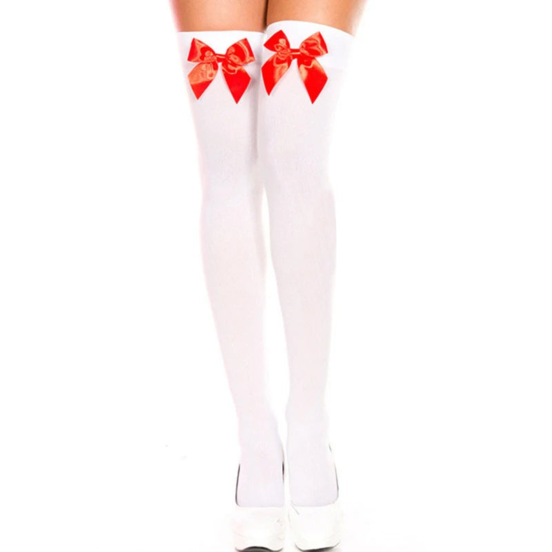 Pretties Nylon Thigh Highs - Stockings - Twisted Jezebel