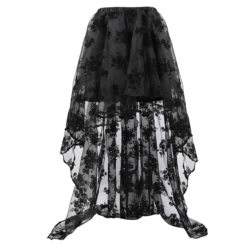 Gothic Maxi Skirt S-6XL - Skirt - Twisted Jezebel