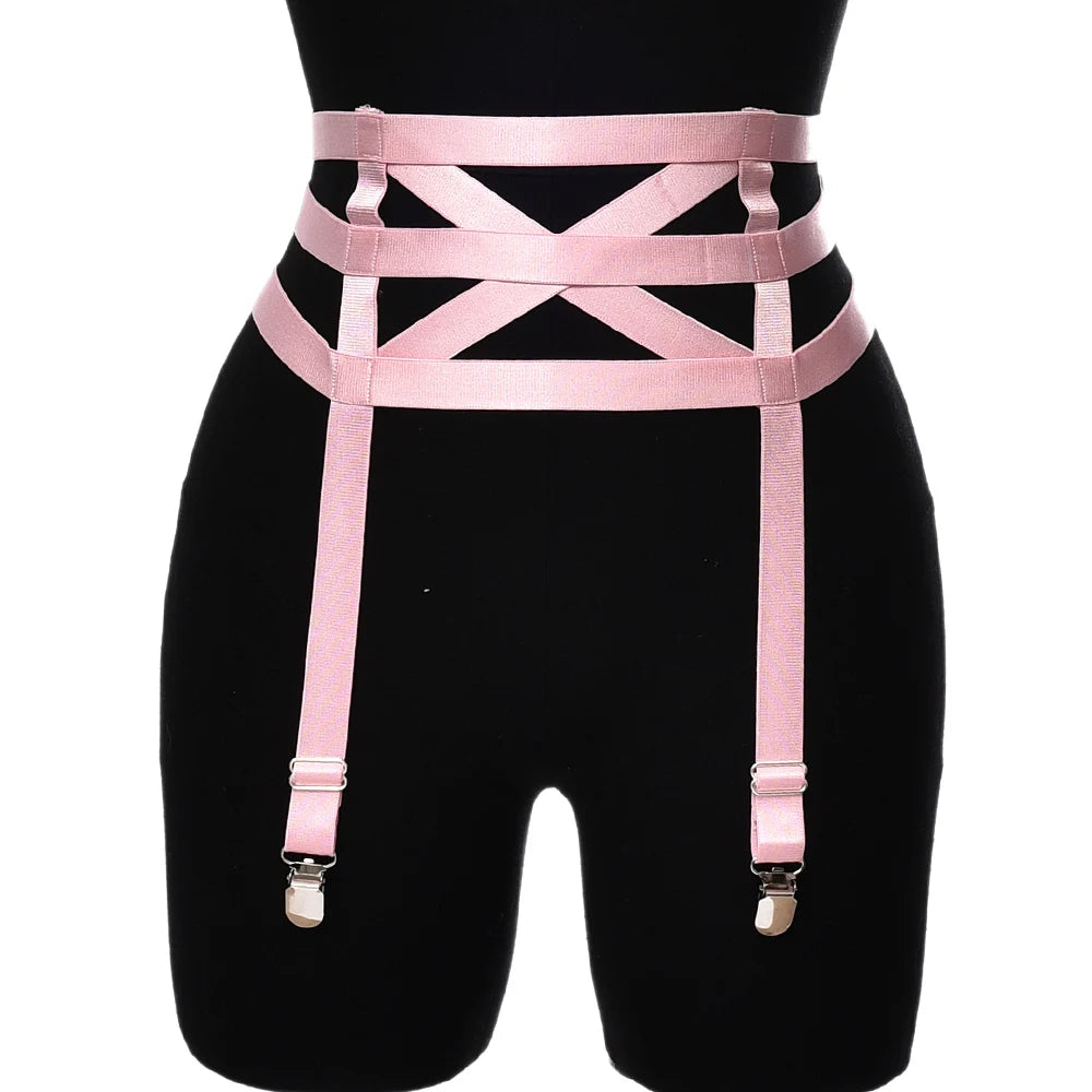 NUVO Criss Cross Garters - Garter - Twisted Jezebel