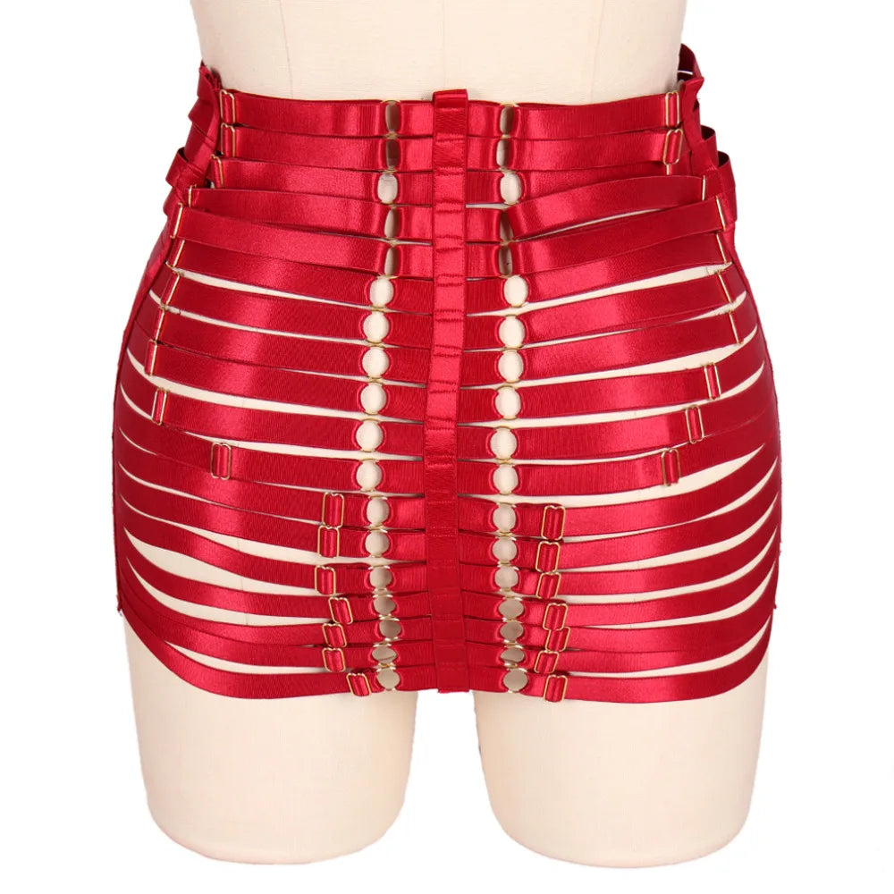 NUVO Elastic Sissy Skirt - Garter - Twisted Jezebel