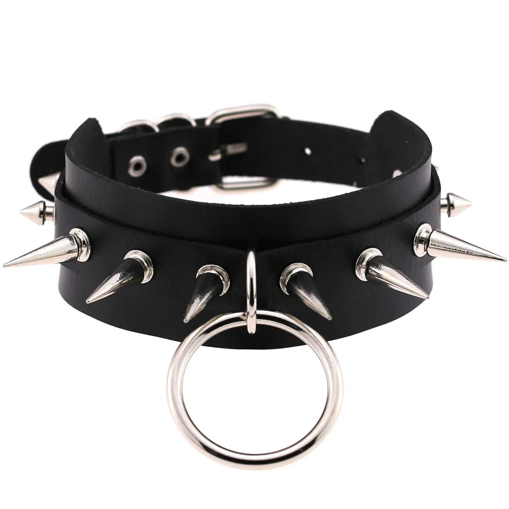 DEZI Choker Collars, Black - Collars - Twisted Jezebel