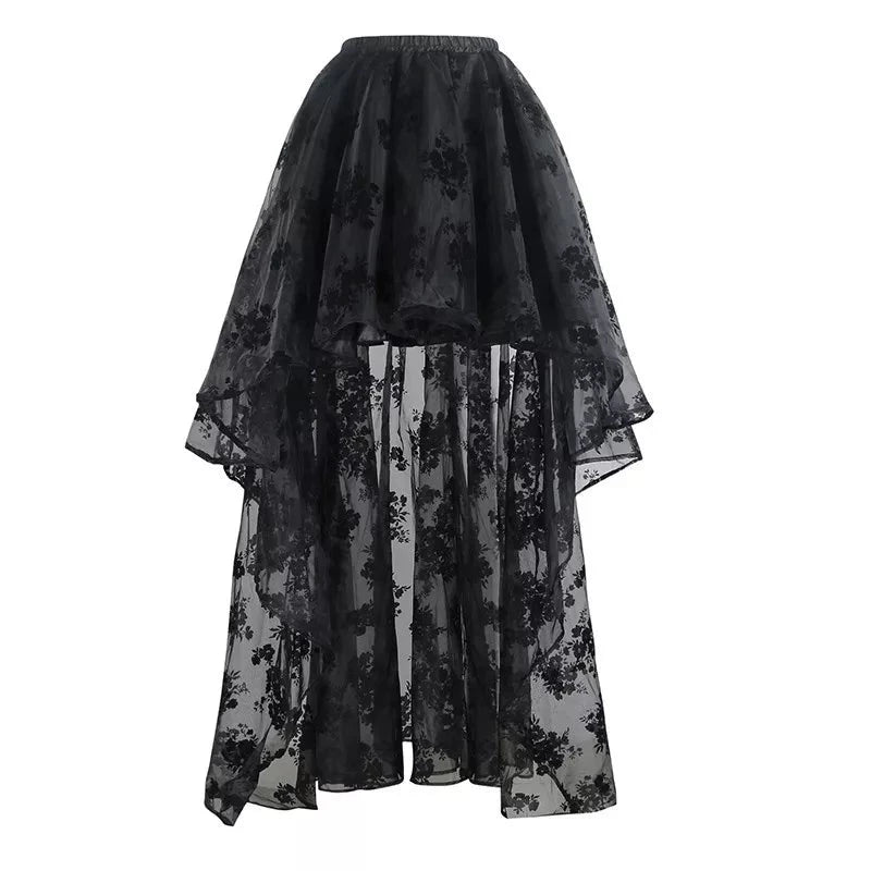 Gothic Maxi Skirt S-6XL - Skirt - Twisted Jezebel