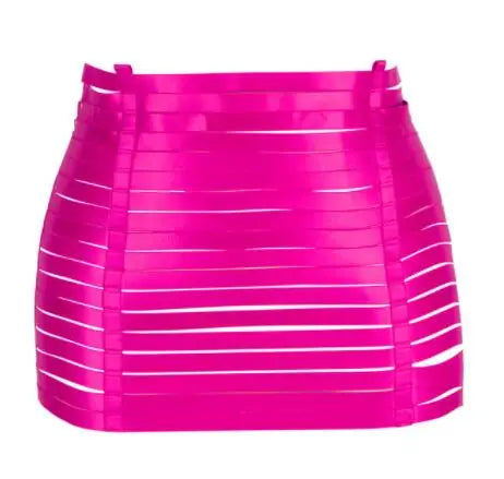 NUVO Elastic Sissy Skirt - Garter - Twisted Jezebel