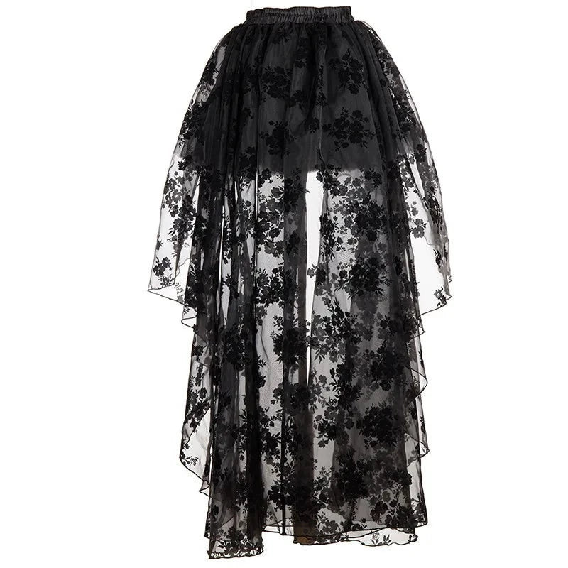 Gothic Maxi Skirt S-6XL - Skirt - Twisted Jezebel