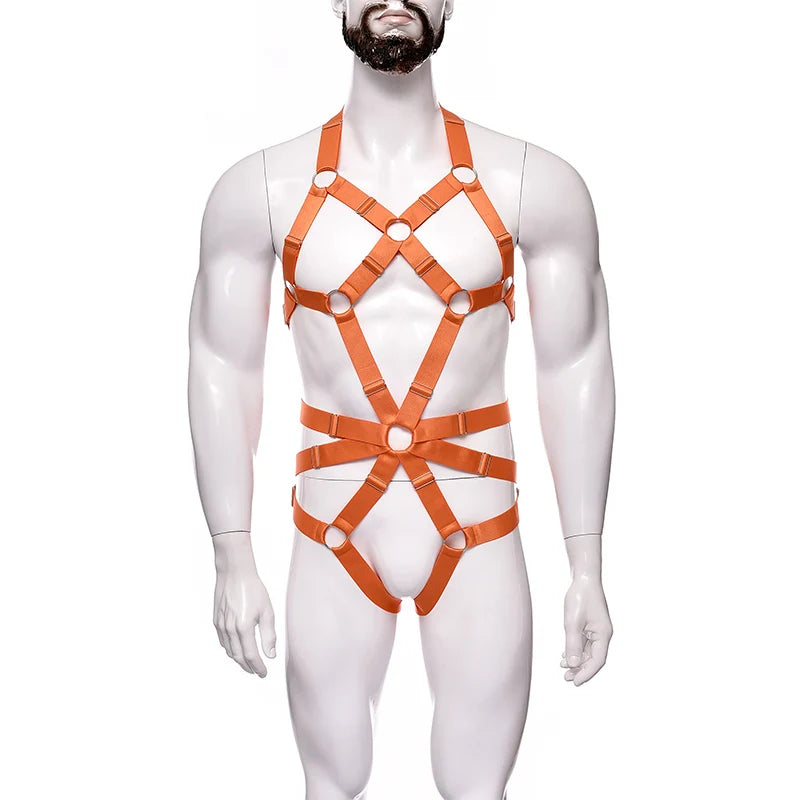 NUVO Men's Elastic Uni-Harness - Harness - Twisted Jezebel
