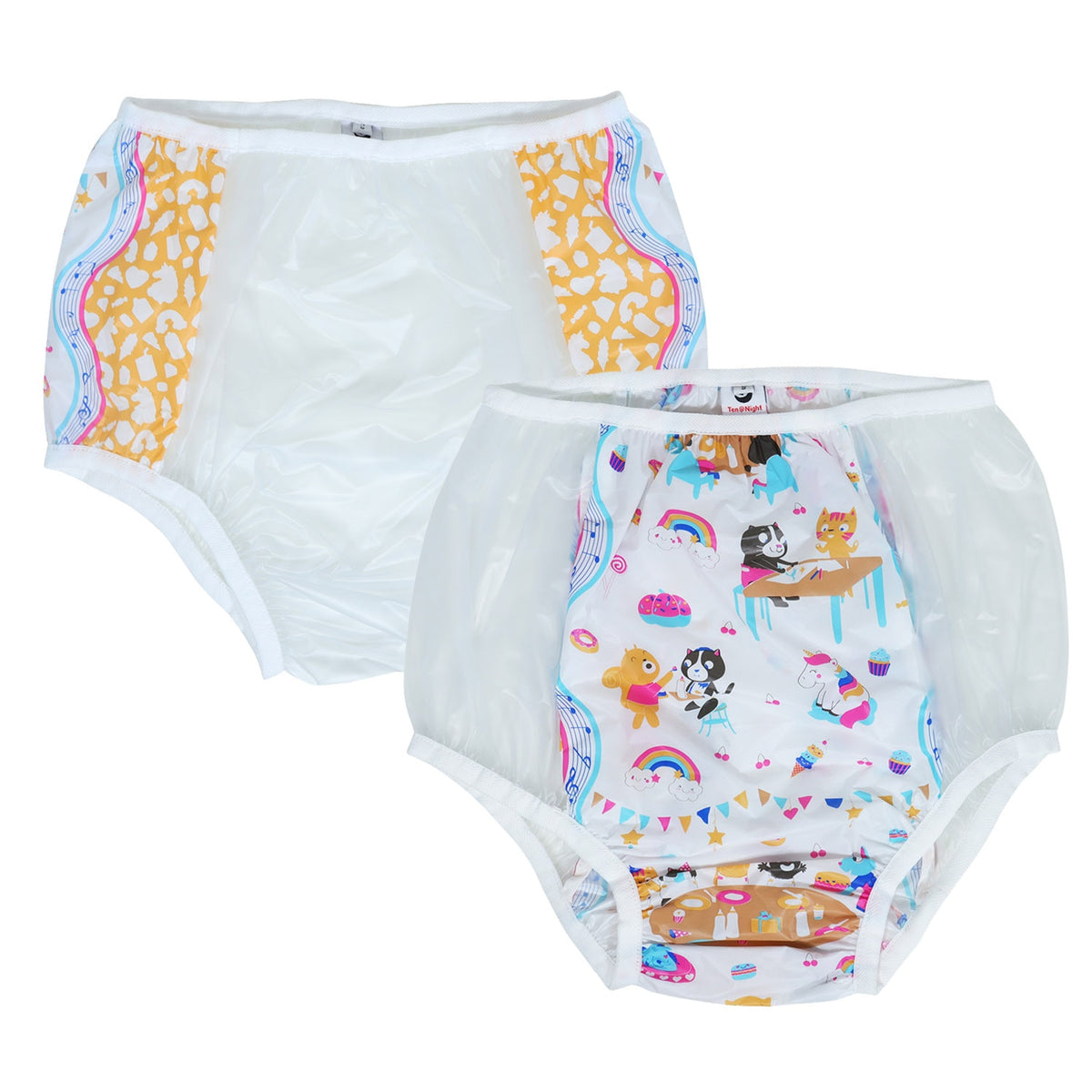 2 Dad-ables Reusable PVC Diapers - PVC Diapers - Twisted Jezebel