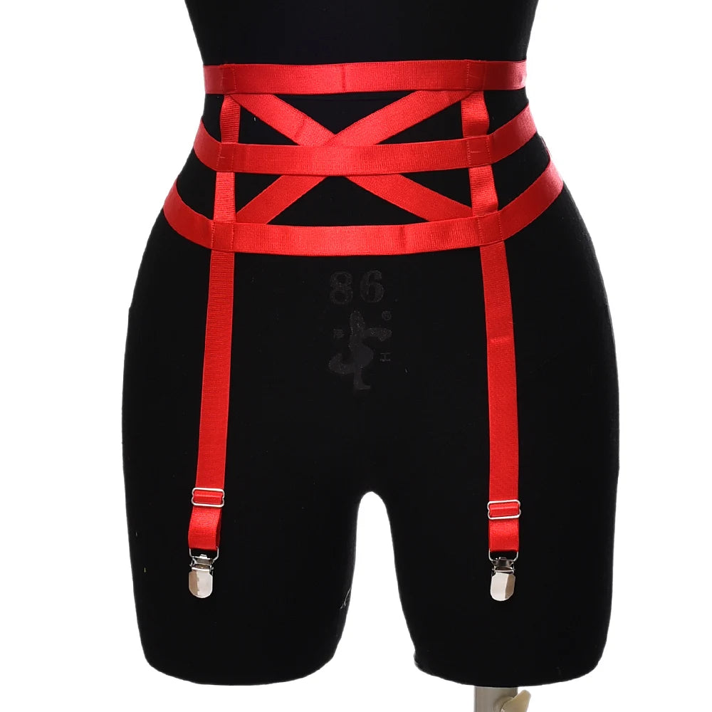 NUVO Criss Cross Garters - Garter - Twisted Jezebel