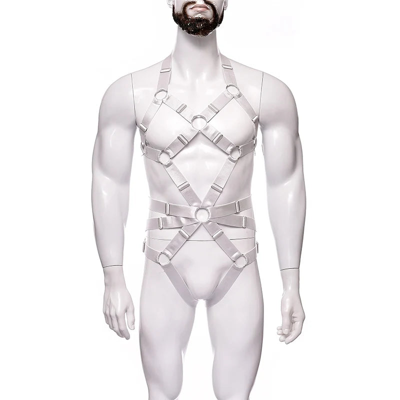 NUVO Men's Elastic Uni-Harness - Harness - Twisted Jezebel
