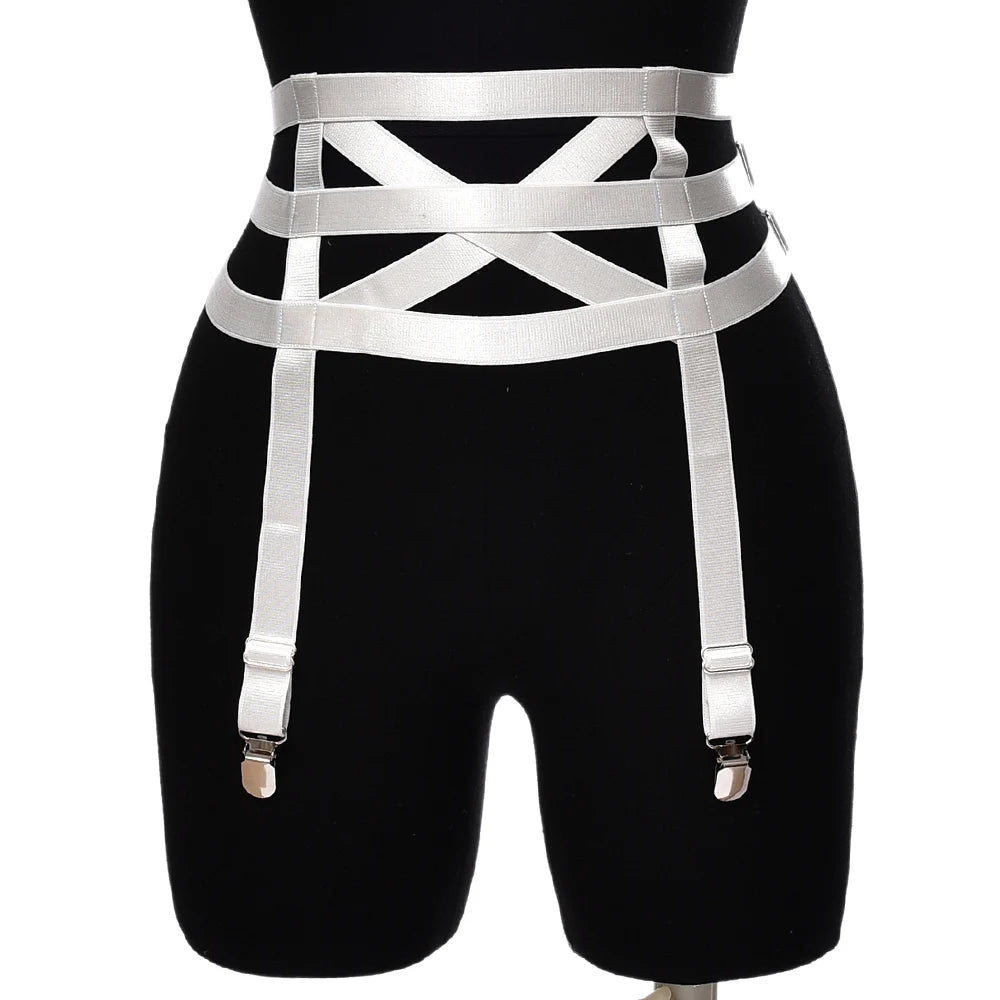 NUVO Criss Cross Garters - Garter - Twisted Jezebel