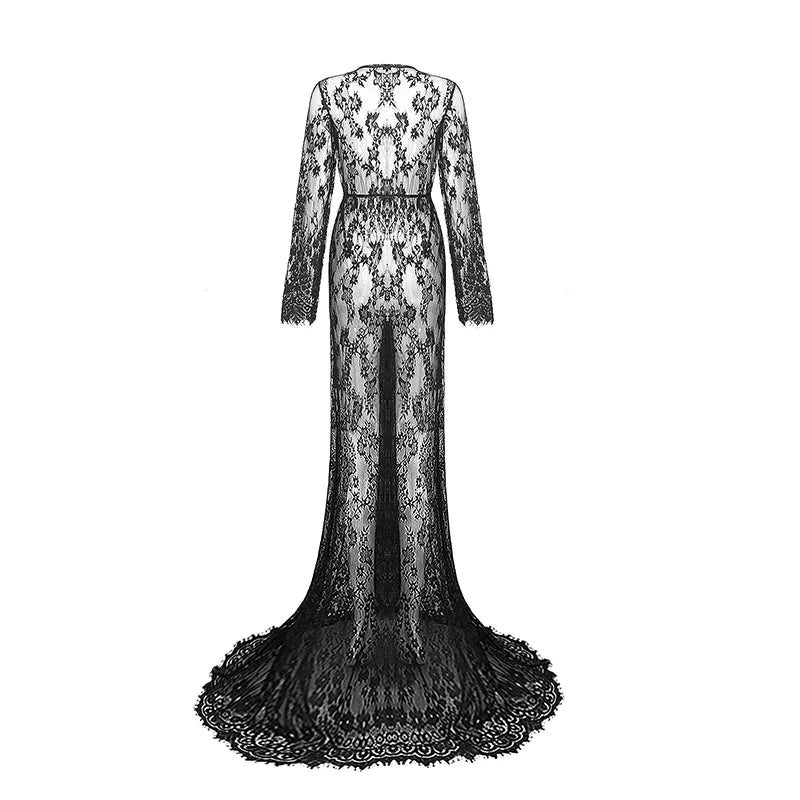 Morticia's Seductress Lingerie - Bathrobe - Twisted Jezebel