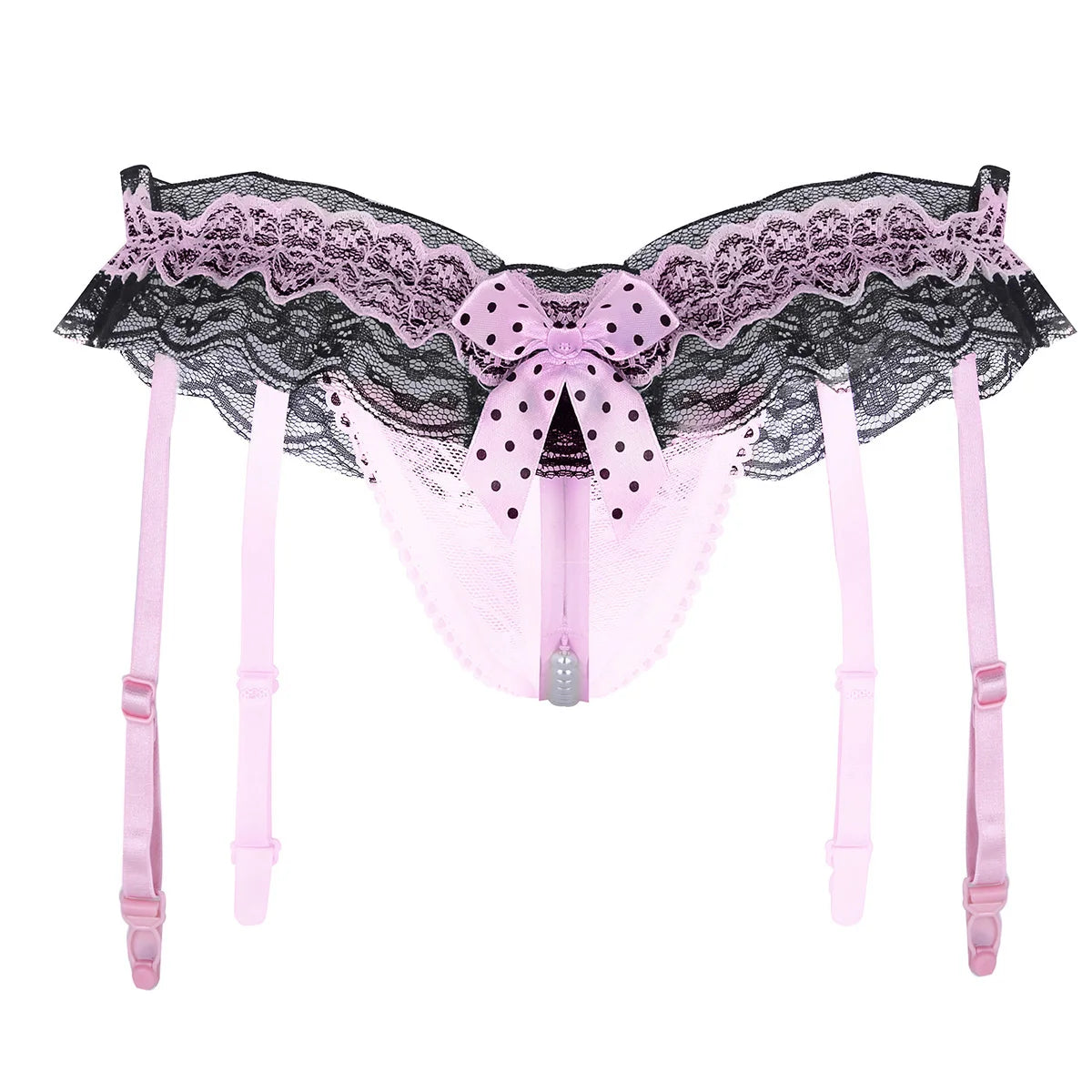 Sissy Lace Crotchless Panties - Lingerie - Twisted Jezebel