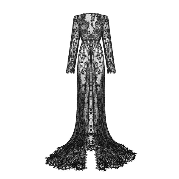 Morticia's Seductress Lingerie - Bathrobe - Twisted Jezebel