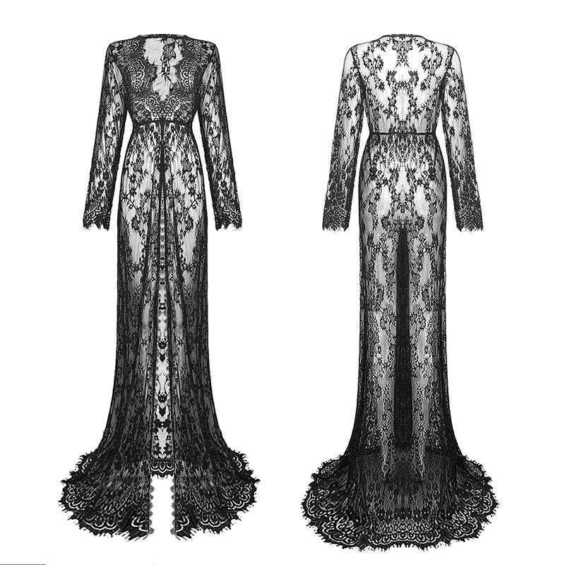 Morticia's Seductress Lingerie - Bathrobe - Twisted Jezebel