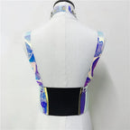 Steamsissy Crystal Holographic Bustier