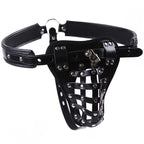 Synth Leather Chastity Harness