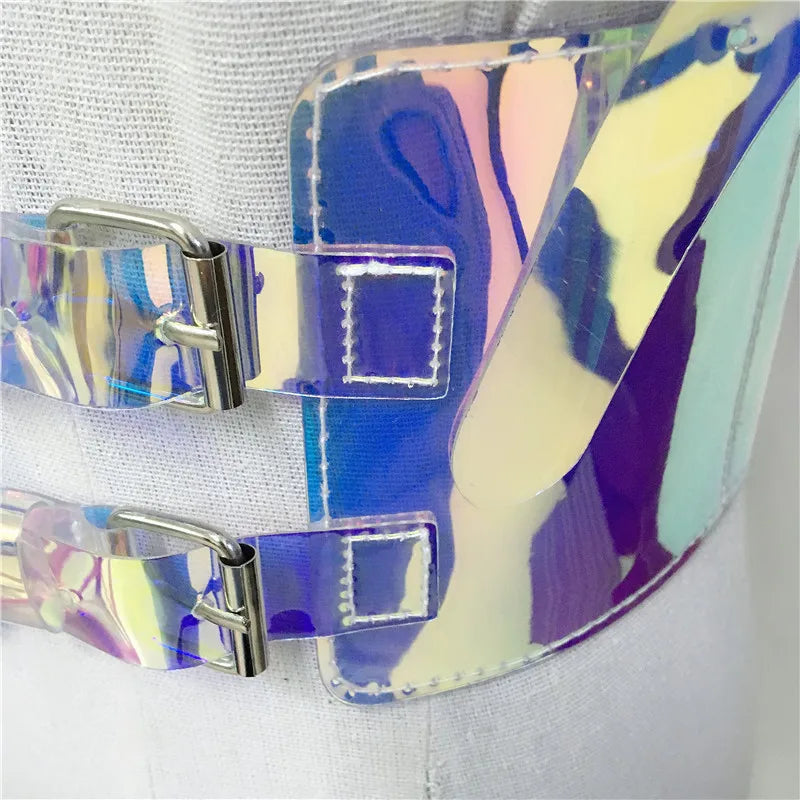 Steamsissy Crystal Holographic Bustier