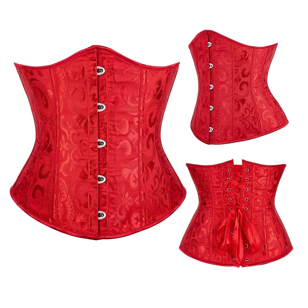 BoomGlam Jacquard Lace Cincher