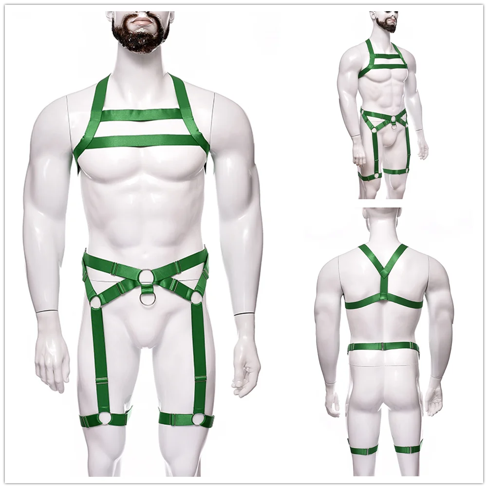 NUVO Men's Elastic Harness & Garter - Harness - Twisted Jezebel