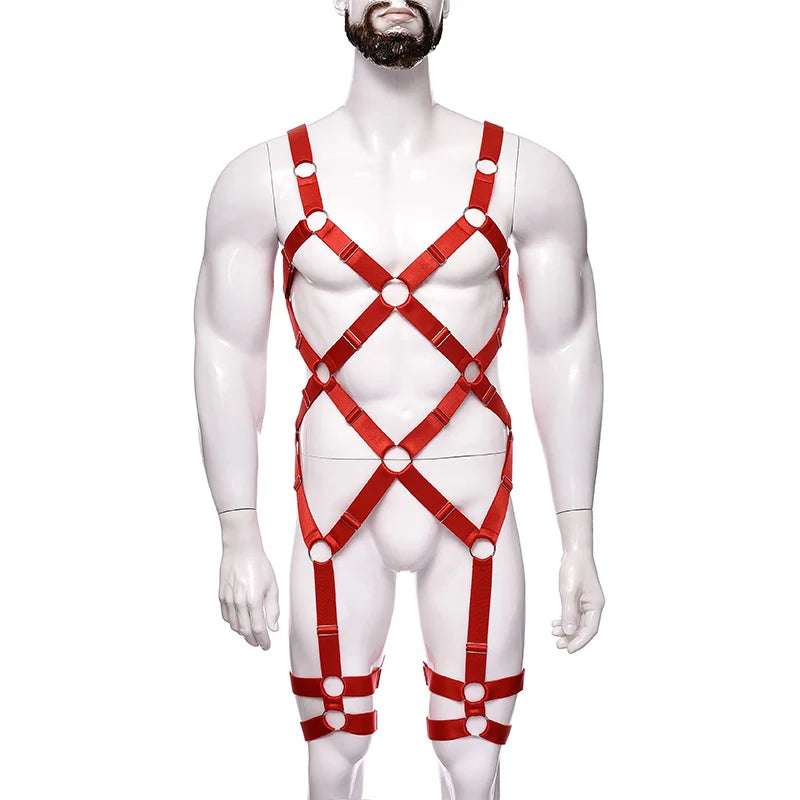 NUVO Men's Elastic Uni-Harness - Harness - Twisted Jezebel