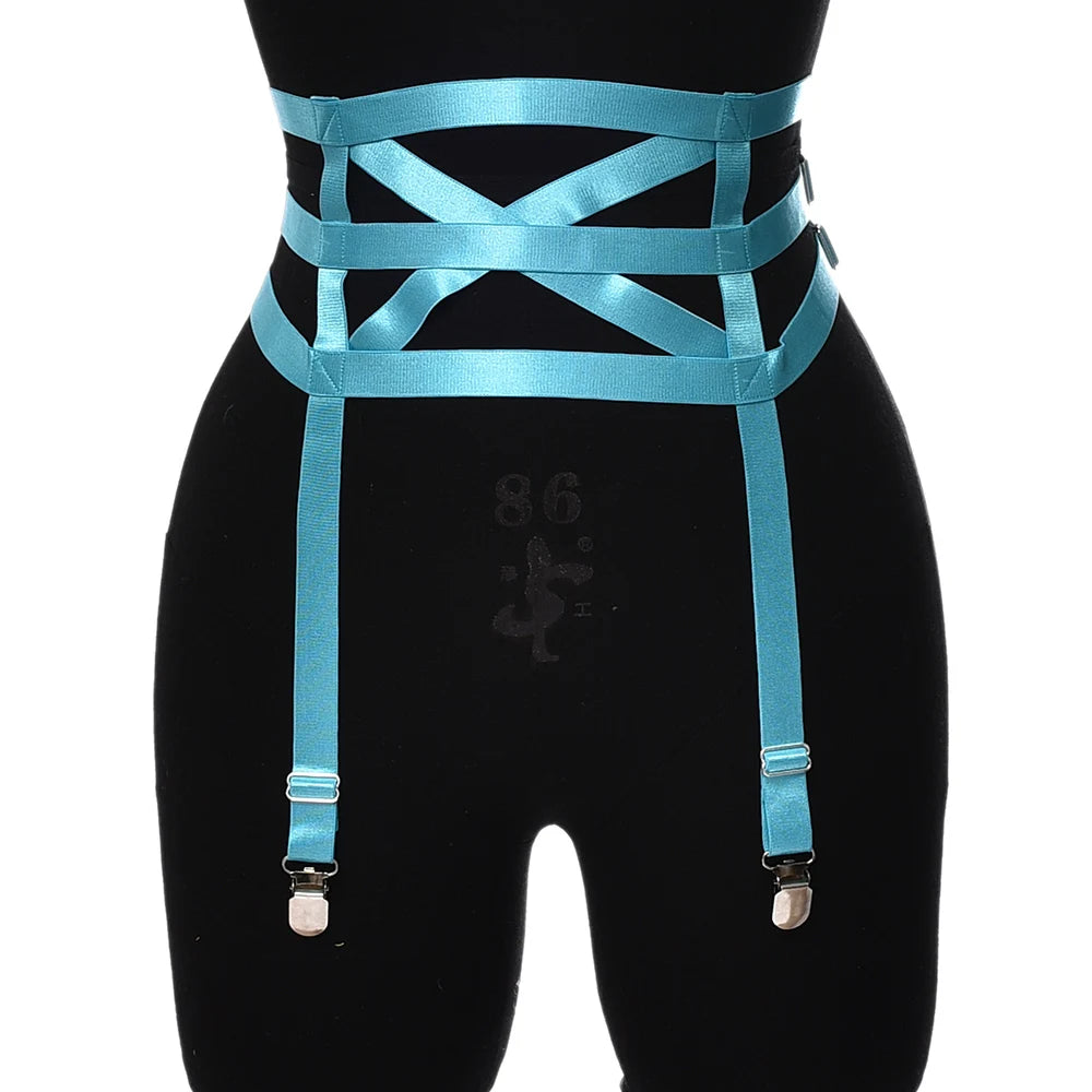 NUVO Criss Cross Garters - Garter - Twisted Jezebel
