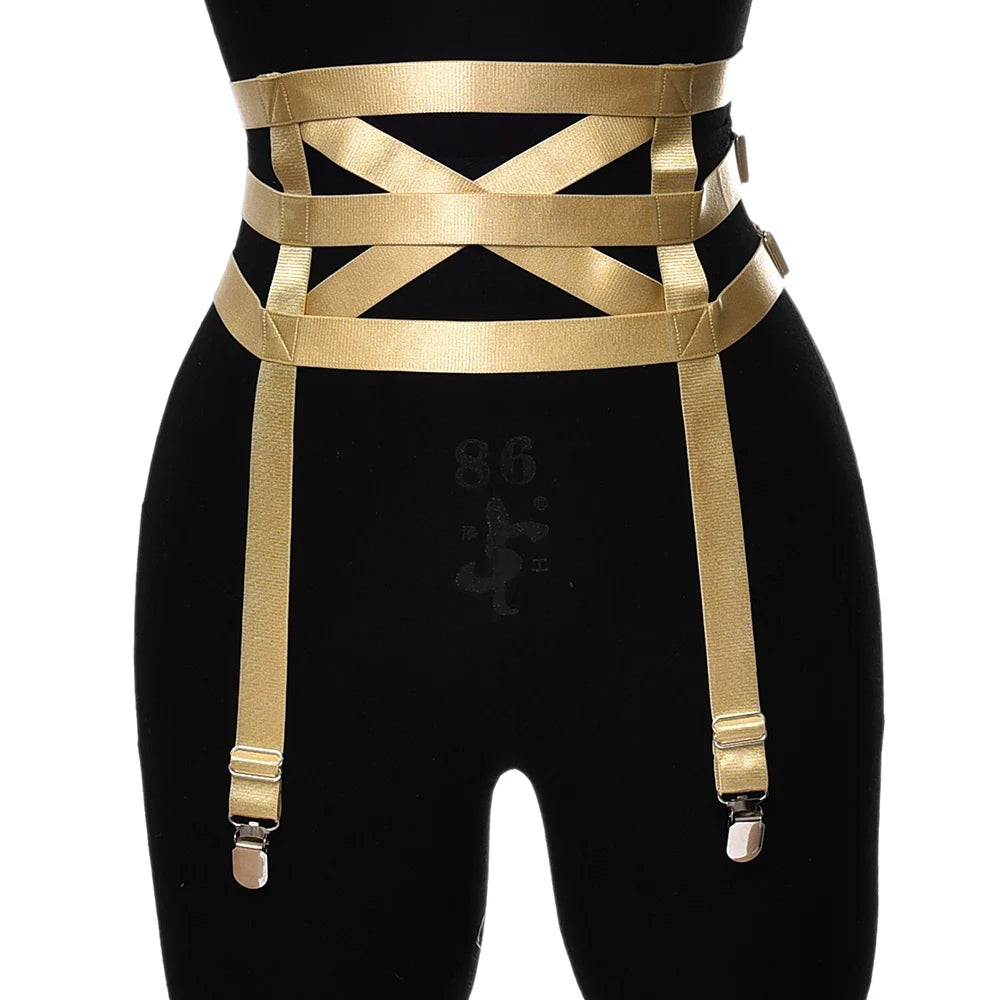 NUVO Criss Cross Garters - Garter - Twisted Jezebel
